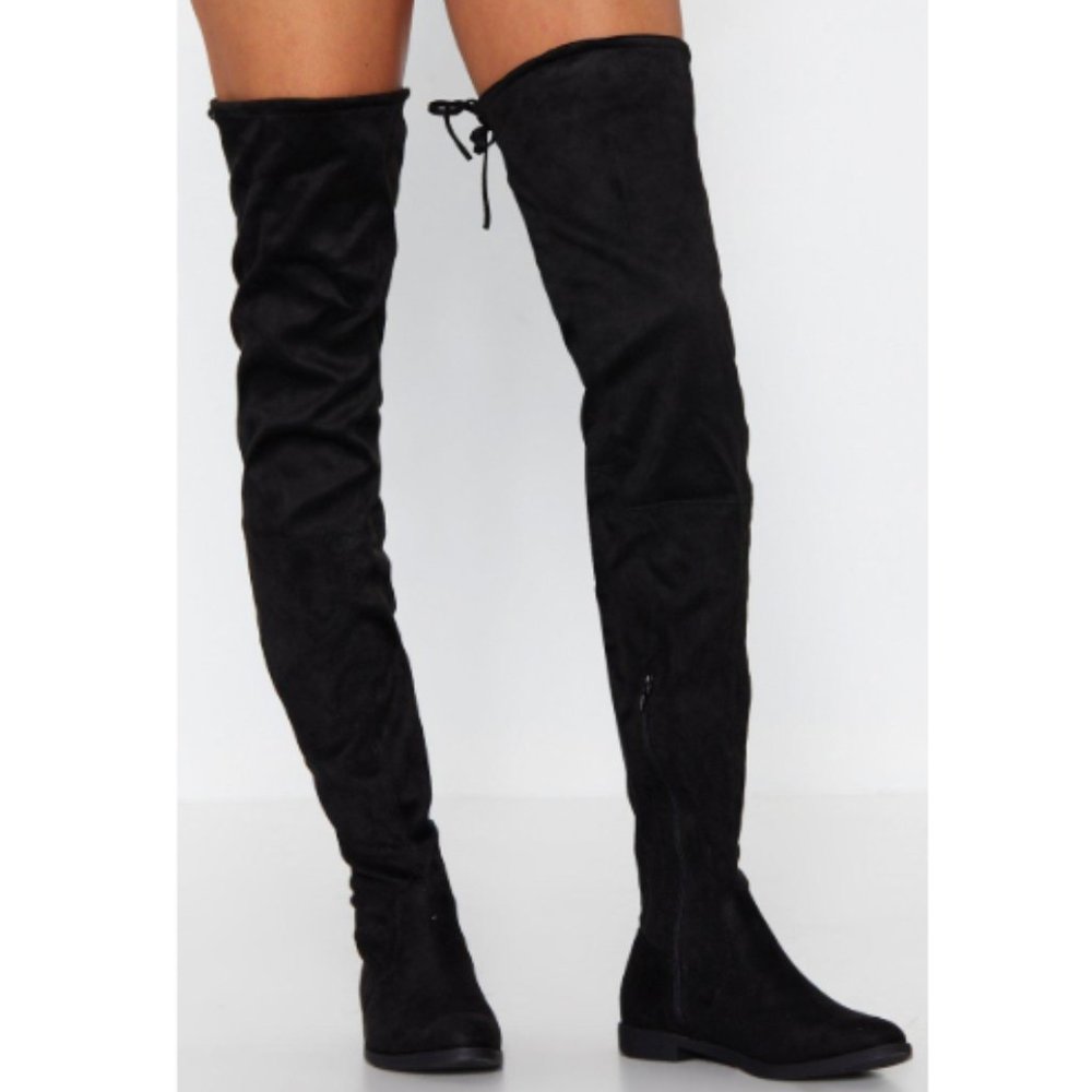 Give It All You've Got Thigh-High Boot Nasty Gal